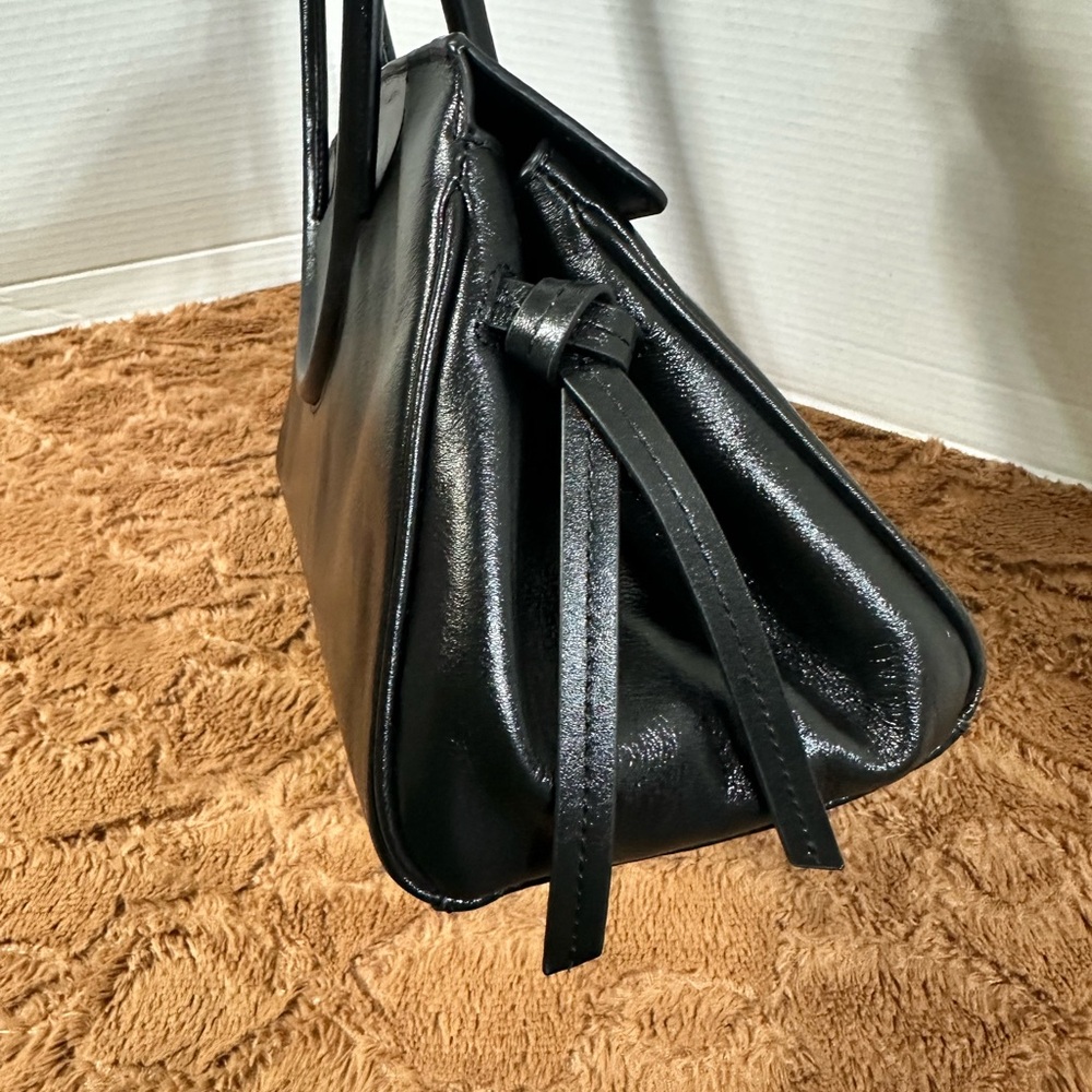 Staud Black Leather Shoulder Bag - Picture 4 of 14